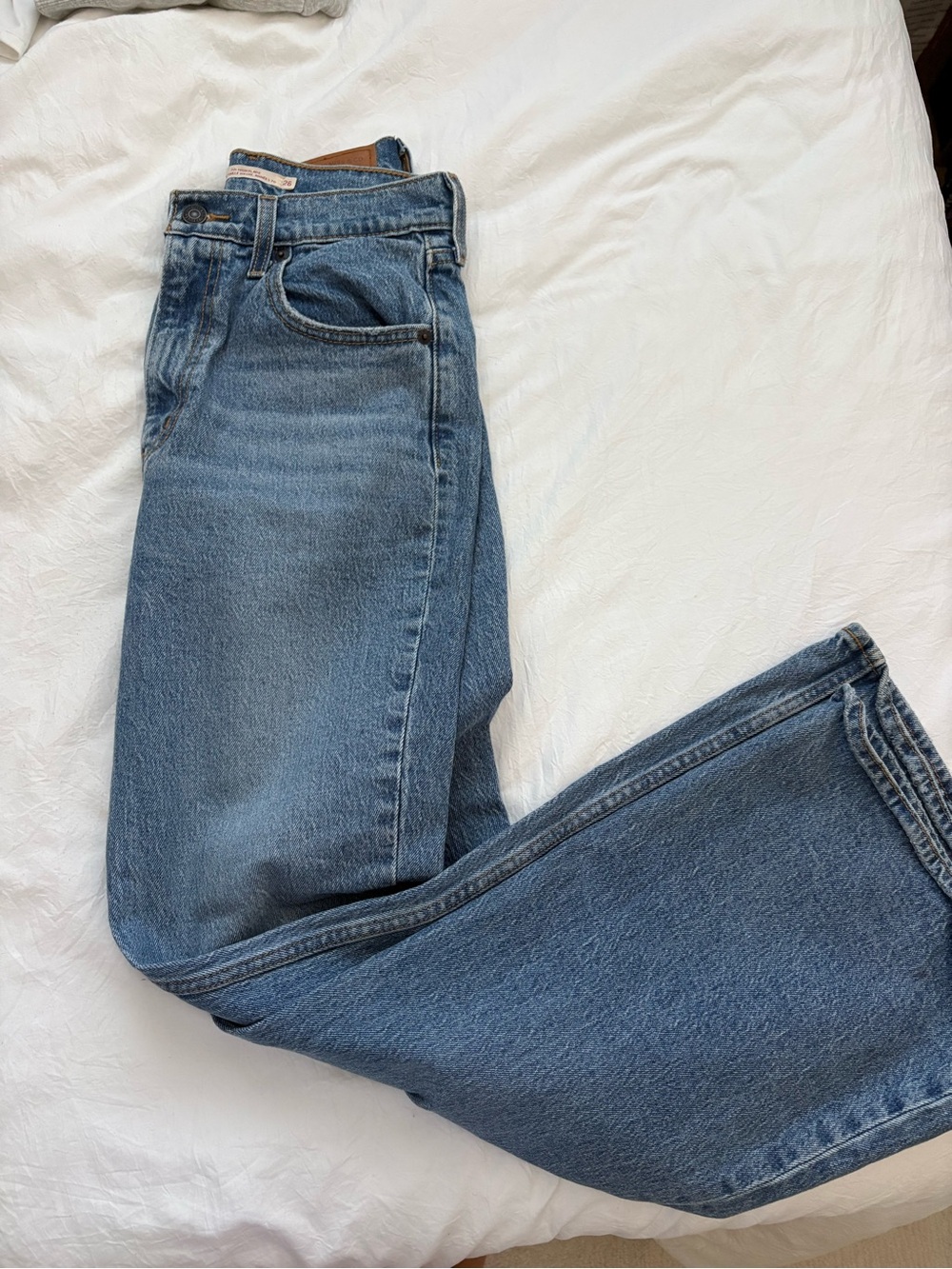 Levi's Women's Light Blue Wide Leg Jeans